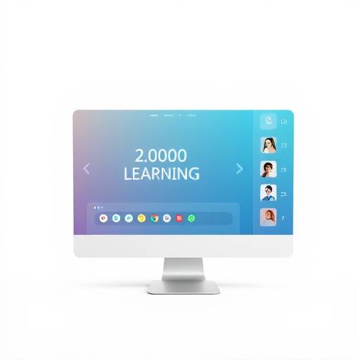 Skærmbillede af en interaktiv platform for online kurser, med fokus på brugervenlighed og engagerende læring.